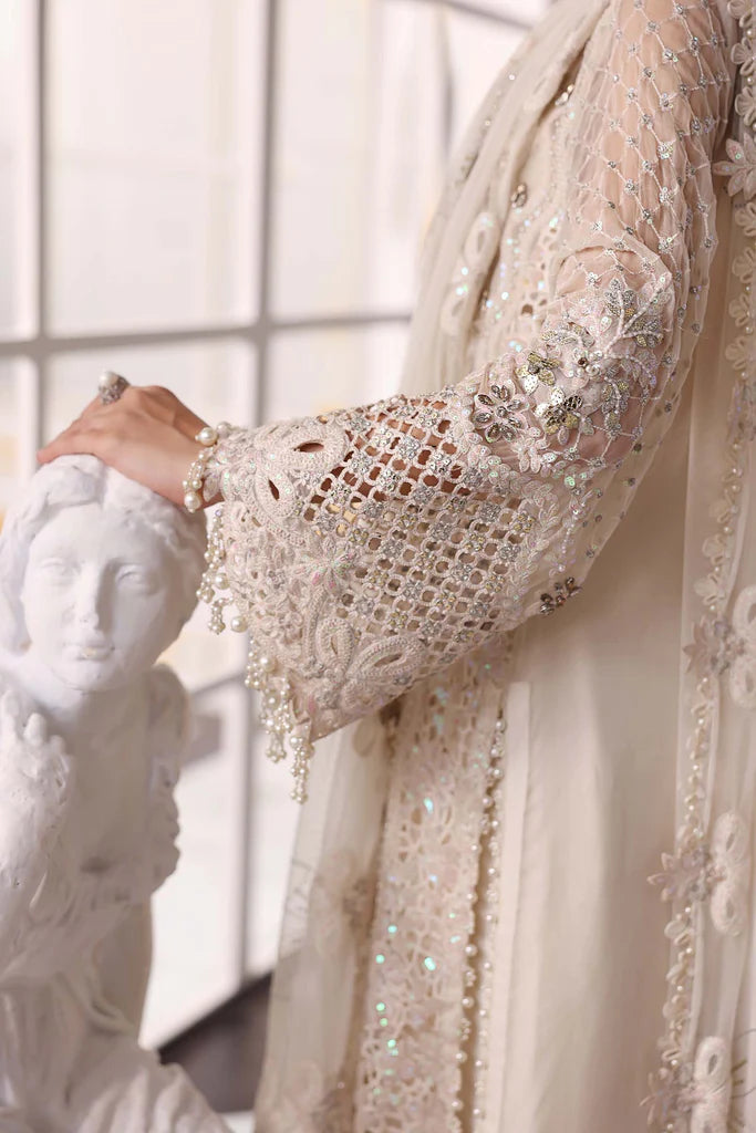 MARIA.B Mbroidered Luxury Formals – Embroidered Chiffon Suit | BD-3007