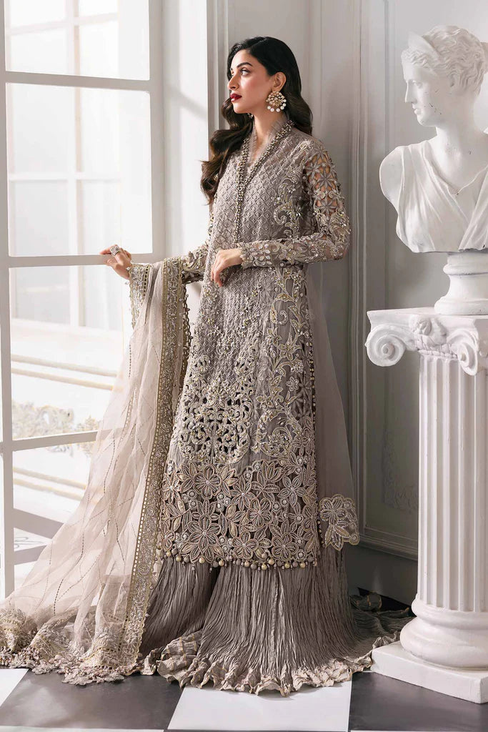 MARIA.B Mbroidered Luxury Formals – Embroidered Organza Suit | BD-3006