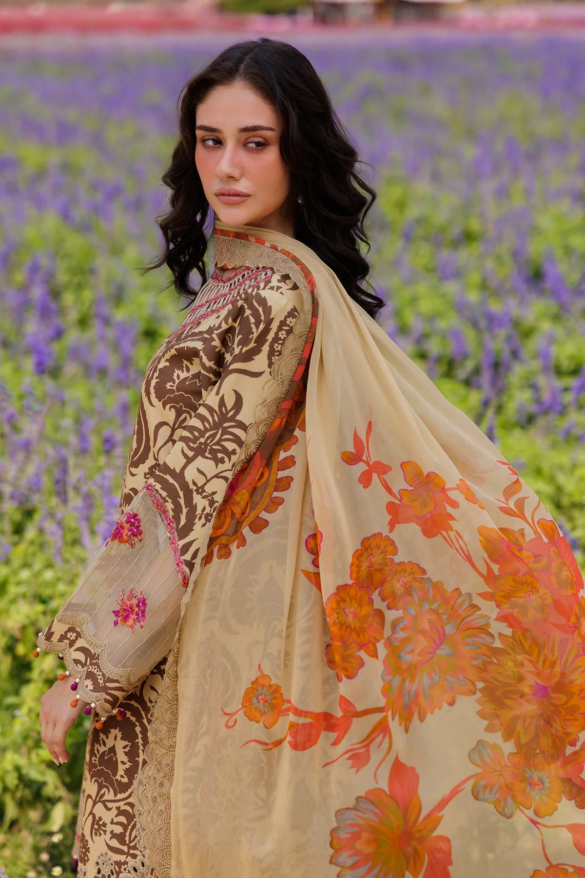 3-PC Unstitched Embroidered Lawn Collection CC5-10