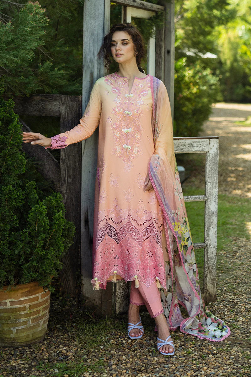 Mushq Solace Ombre Chikankari | Risate