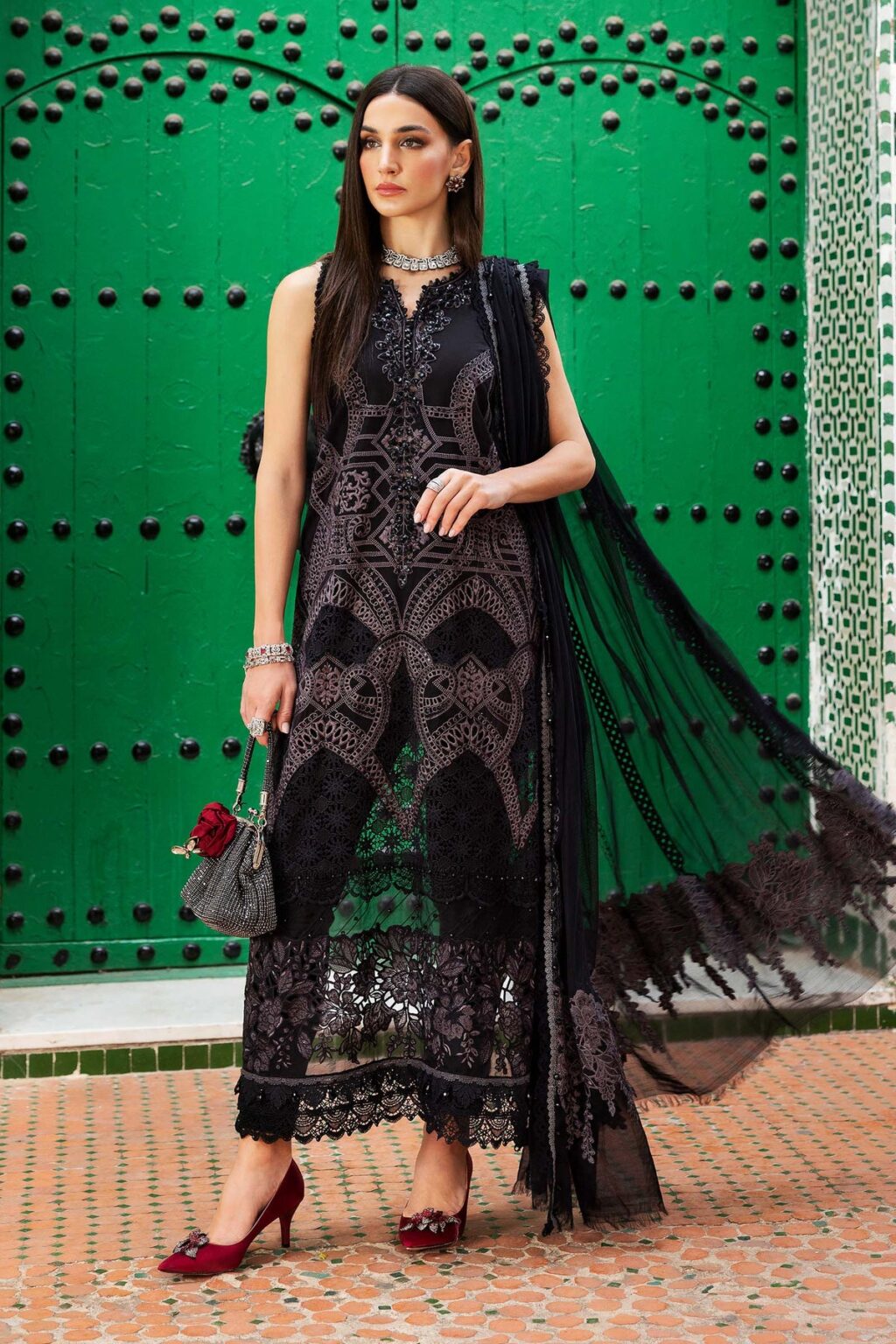 MARIA B Luxury Lawn 2025 | D-2512-B
