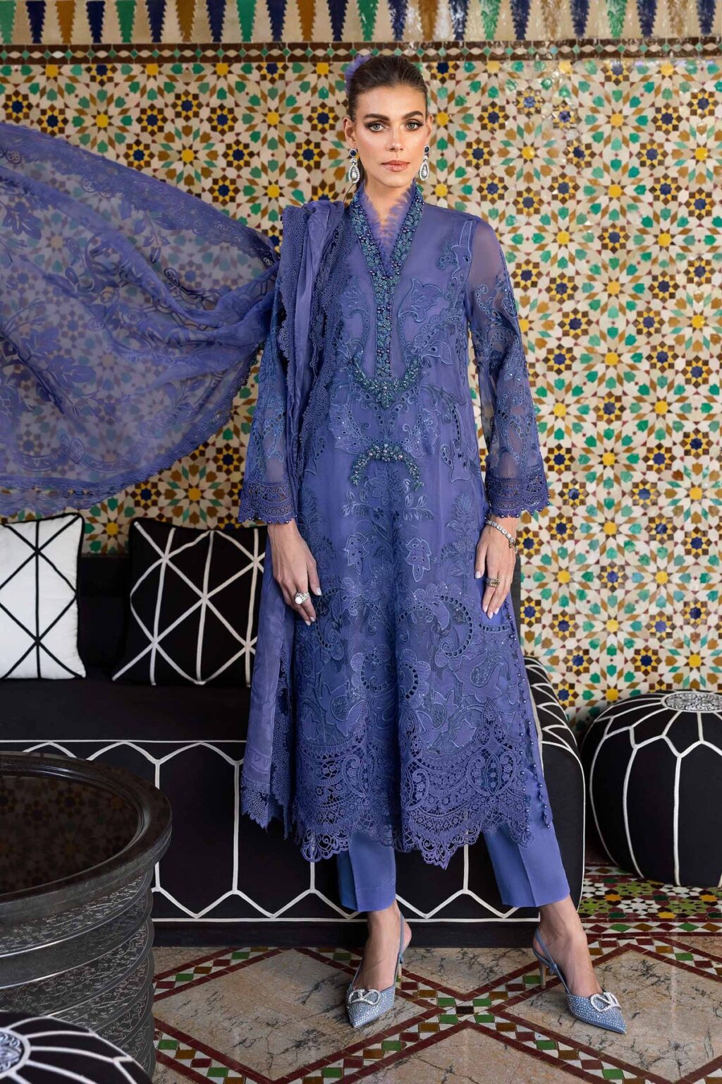 MARIA B Luxury Lawn 2025 | D-2506-B
