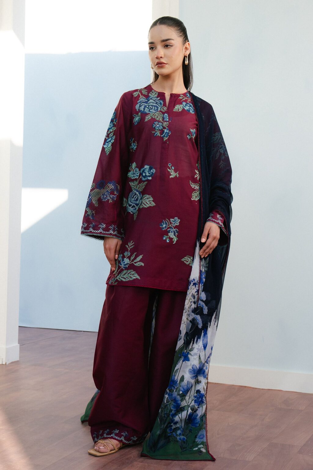 Coco by Zara Shahjahan Embroidered Lawn 2025 | 4B