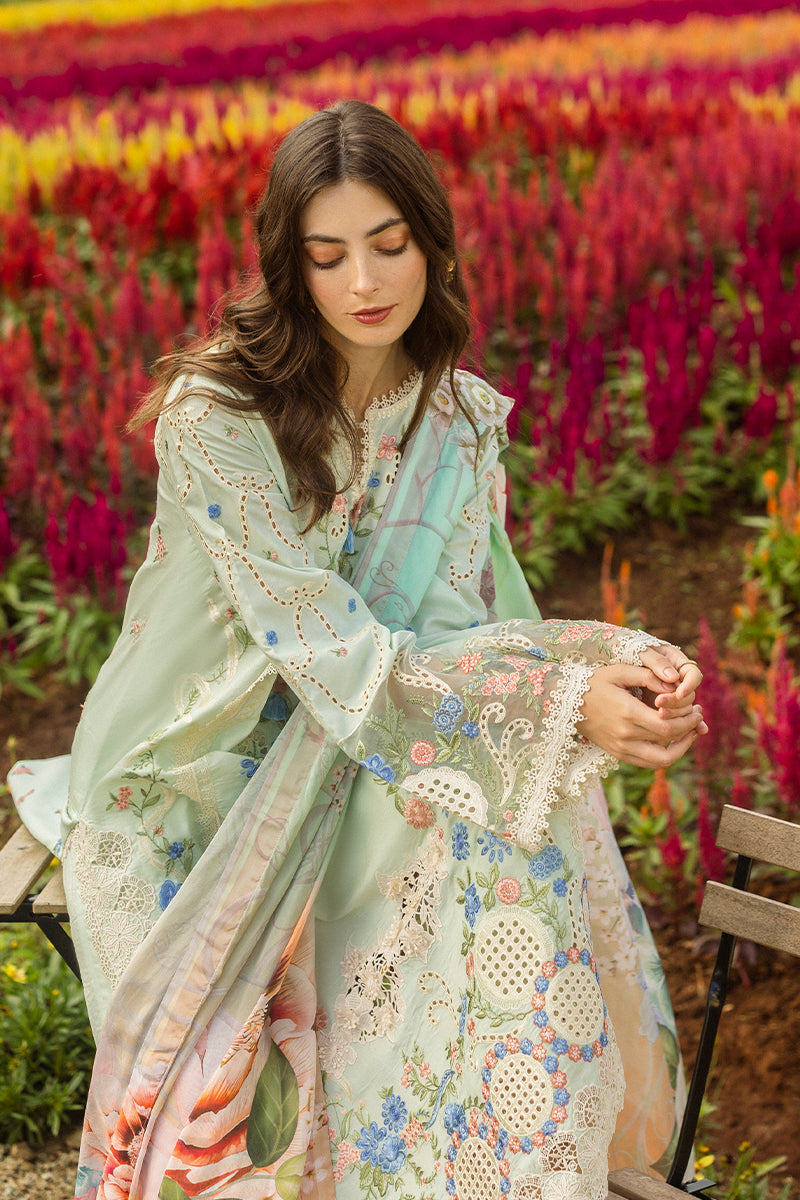 Secret Garden Hemline Lawn by Mushq 2025 | Starlit Lilies