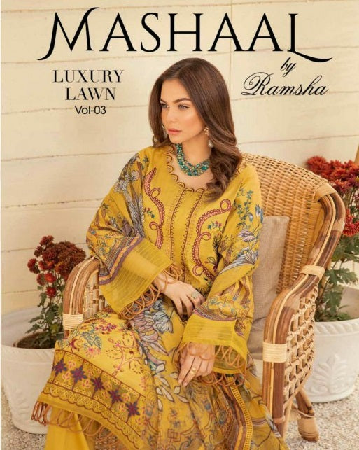 Ramsha Mashaal Luxury Lawn