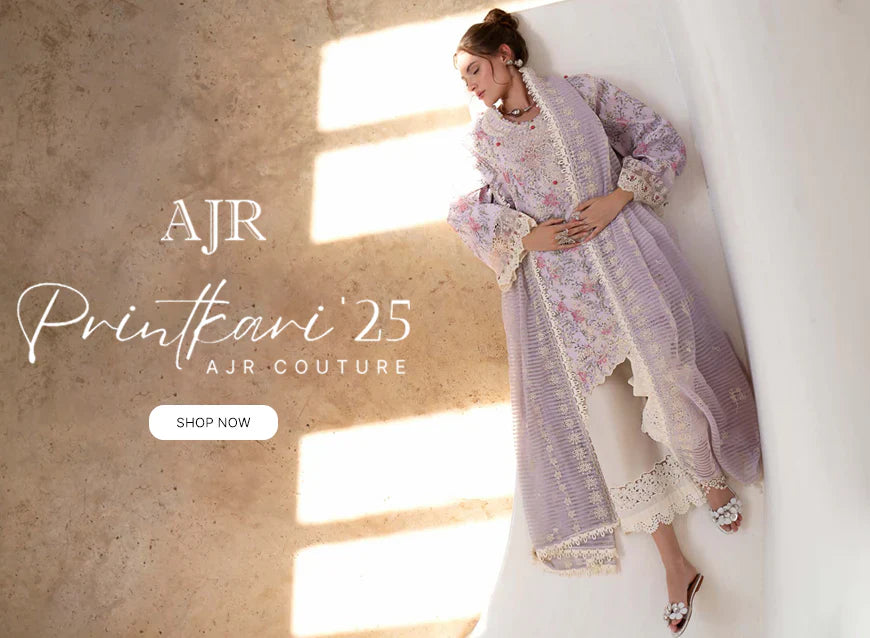 AJR Couture Printkari Lawn