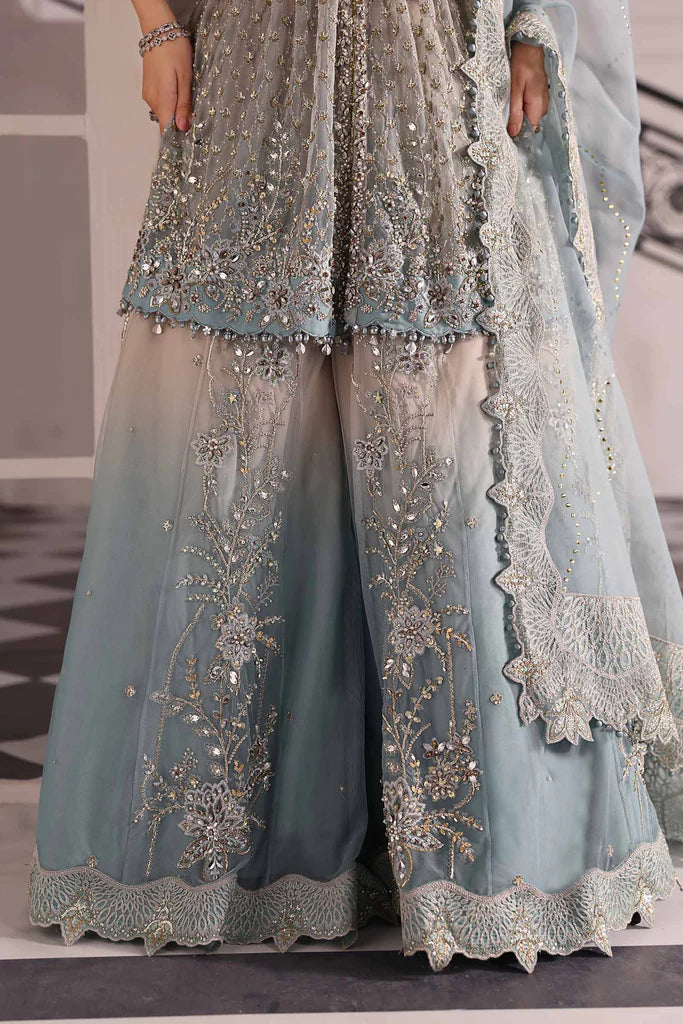 MARIA.B Mbroidered Luxury Formals – Embroidered Net Suit | BD-3002