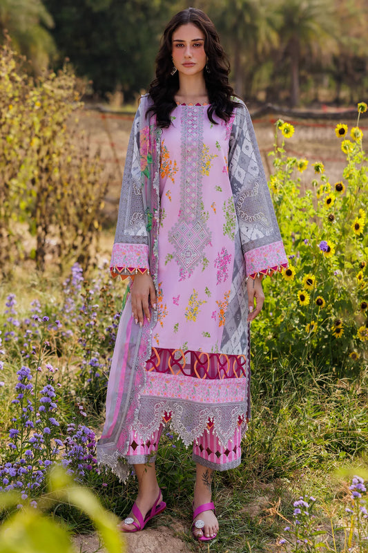 3-PC Unstitched Embroidered Lawn Collection CC5-07